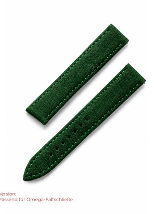 Alcantara – Version passend für Omega-Faltschließe – Tiergarten – Detailansicht
