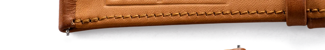 Kalbsleder Novonappa Golden Brown – Rückseite