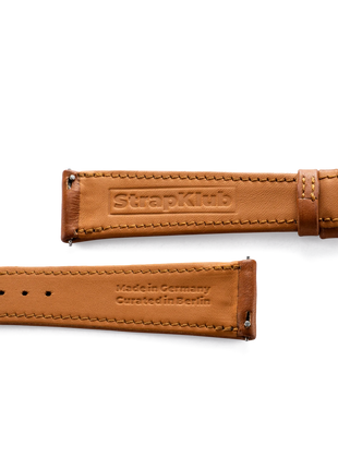 Kalbsleder Novonappa Golden Brown – Rückseite