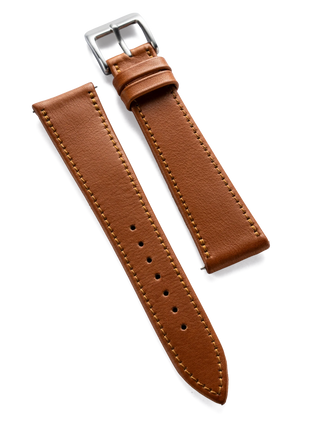 Kalbsleder Novonappa Golden Brown – Frontansicht