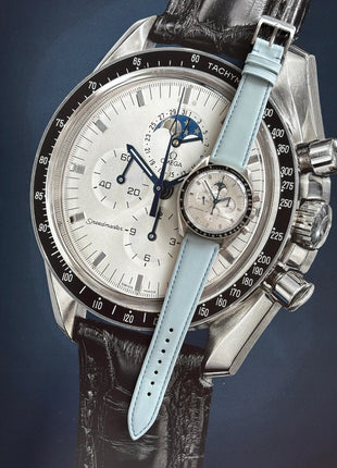 Kalbsleder Classic Fresh an Omega Speedmaster Moonwatch – Lifestyleaufnahme 1