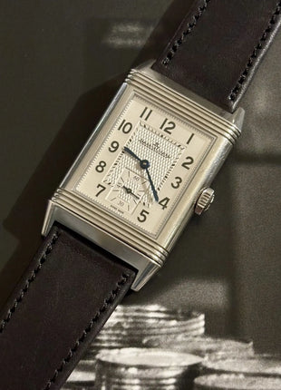 Kalbsleder Novonappa® 9 to 5 an Jaeger-LeCoultre Reverso – Lifestyleaufnahme